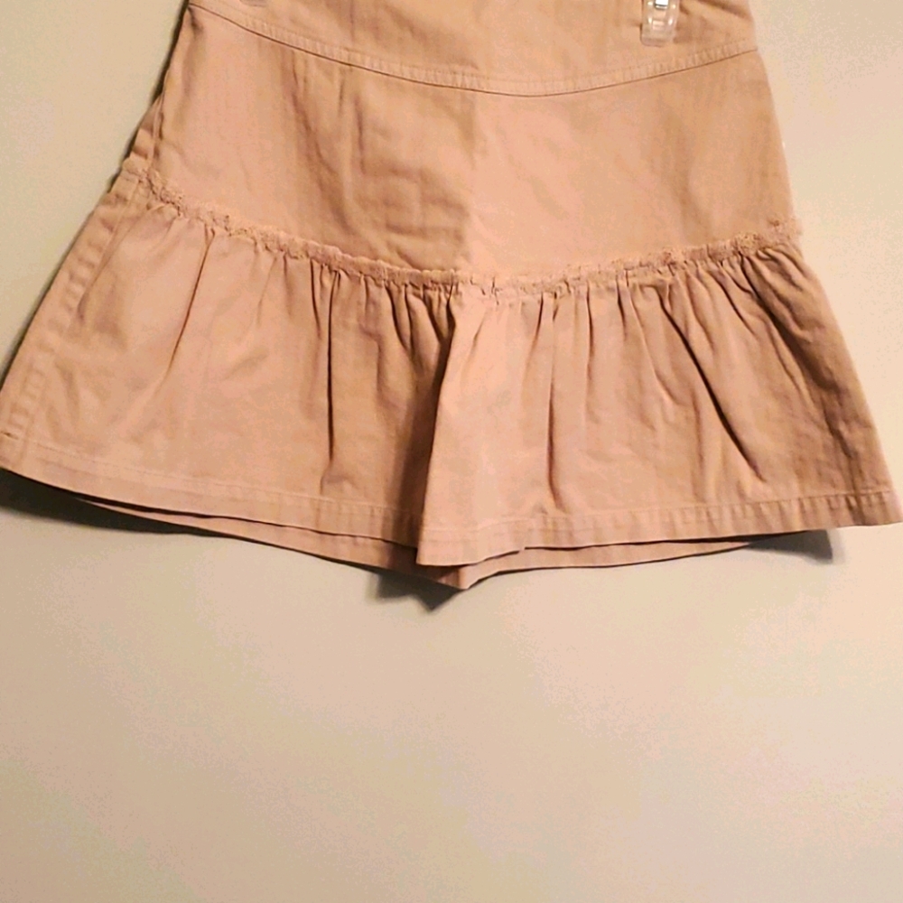 Free people khaki tiered skirt